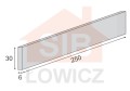 Płyta zbrojona do budowy koryt lesnych 250x6x30 SIB Łowicz