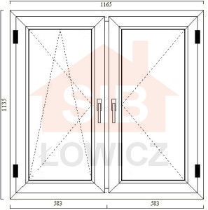 20. Okno Decco (O17s) 1165 x 1135