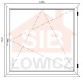 Okna PVC 1465 x 1435 Prawe SIB Łowicz