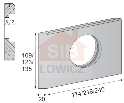 Ścianka zakończenia przepustu SIB Łowicz