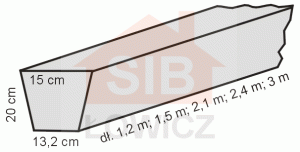 Reinforced concrete beams for pigs