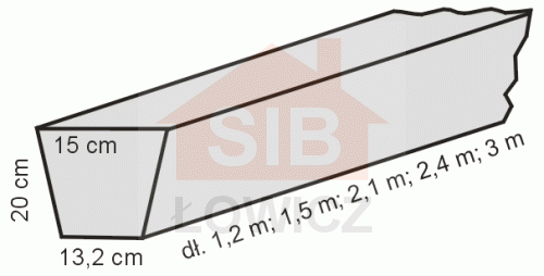 Belka żelbetonowa / Stahlbetonbalken als Abstutzungen / Reinforced concrete beams