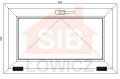 Okna PVC 865 x 535