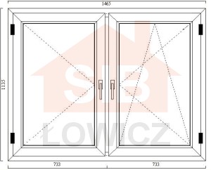 23. Okno Decco (O18s) 1465 x 1135