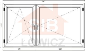 30. Okno Decco (O23) 2065 x 1135