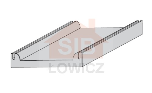Płyta jezdna dla kontenerów CC z wpustem