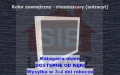 Typ: Okno inwentarskie PCV - NIEOTWIERANE |  Kolor: ciemnoszary (antracyt) |  Szyba zespolona o grubości 14mm |  Wymiary:  szerokość: 90cm,  wysokość: 50cm