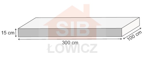 Płyty betonowa MON 300x100x15
