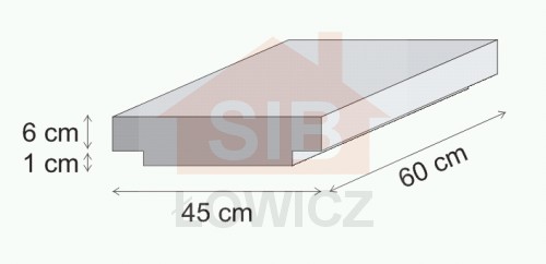 Nakrywa na koryto 60x40x20 SIB Łowicz