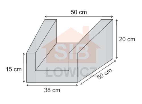 Ściek skarpowy typ trapezowy SIB Łowicz