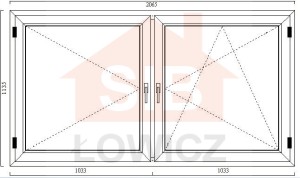 31. Okno Decco (O22s) 2065 x 1135