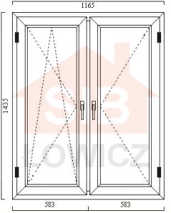 40. Okno Decco (O33s) 1165 x 1435