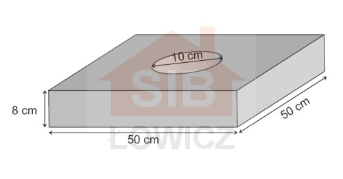 obrzeże zasuwy fi 10 cm SIB Łowicz
