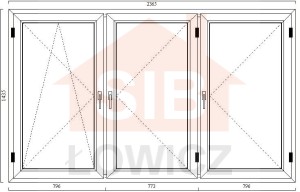 56. Okno Decco (O41) 2365 x 1435