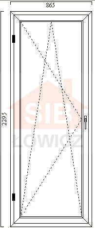 Okno Balkonowe PCV VEKA OB7 SIB Łowicz.JPG