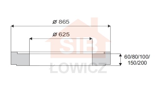 Pierścień wyrównujący SIB Łowicz