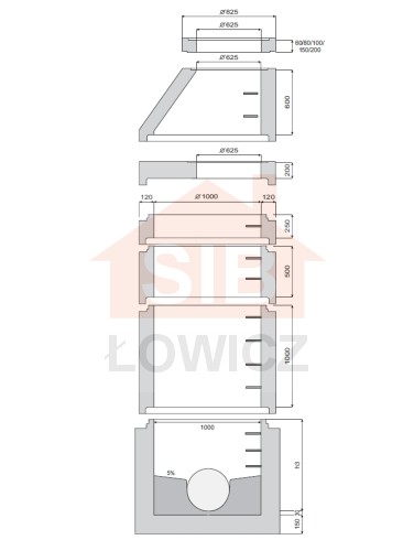 Studnia DN 1000 SIB Łowicz