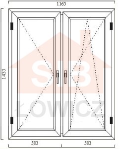 39. Okno Decco (O32s) 1165 x 1435