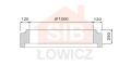 Betonowy krąg studzienny DN  DN 1000 250 bez stopni